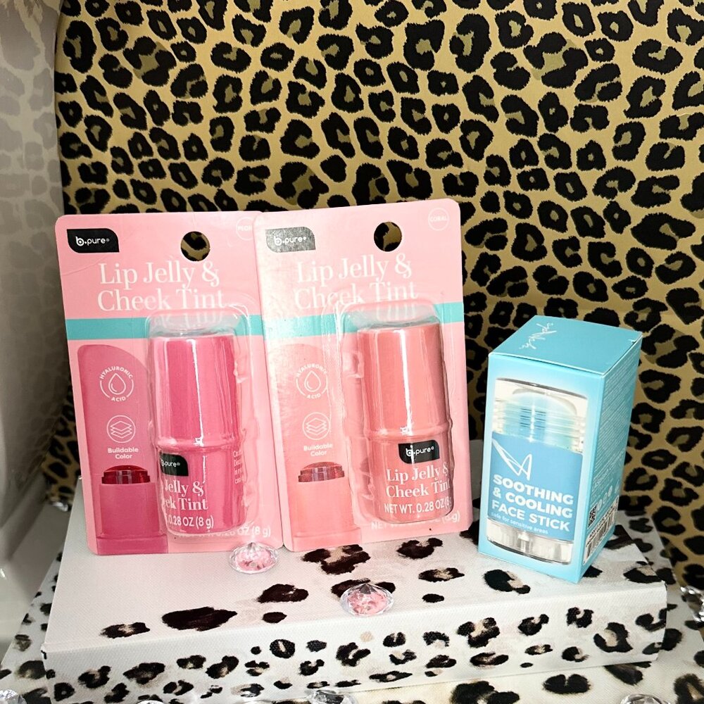 BPURE LIP & CHEEK TINT & COOLING FACE STICK